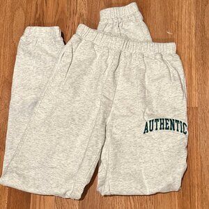 Bailey Rose 'Authentic' Heather Grey Joggers